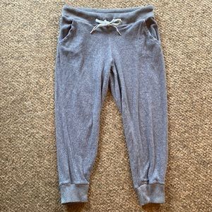 Aerie fuzzy leggings gray